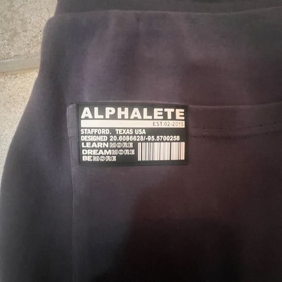 Alphalete Gray Slim Fit Soft Cotton Sweatpants Joggers Medium - Picture 4 of 4